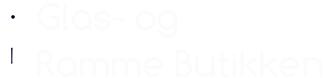 Den Blå Glas og Ramme Butik
